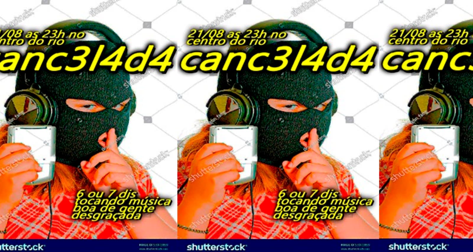 Canc3l4d4 #3: M*Sica Bo4 De G3nt3 Desgraç*D4 Cover