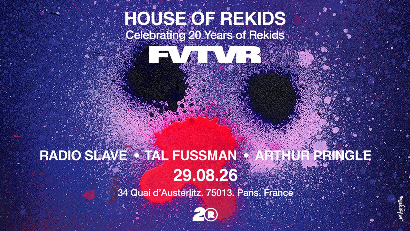 House Of Rekids: Radio Slave, Tal Fussman, Arthur Pringle Cover