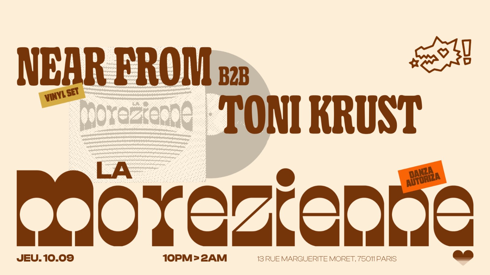 Danza Autoriza : Near From & Toni Krust Cover