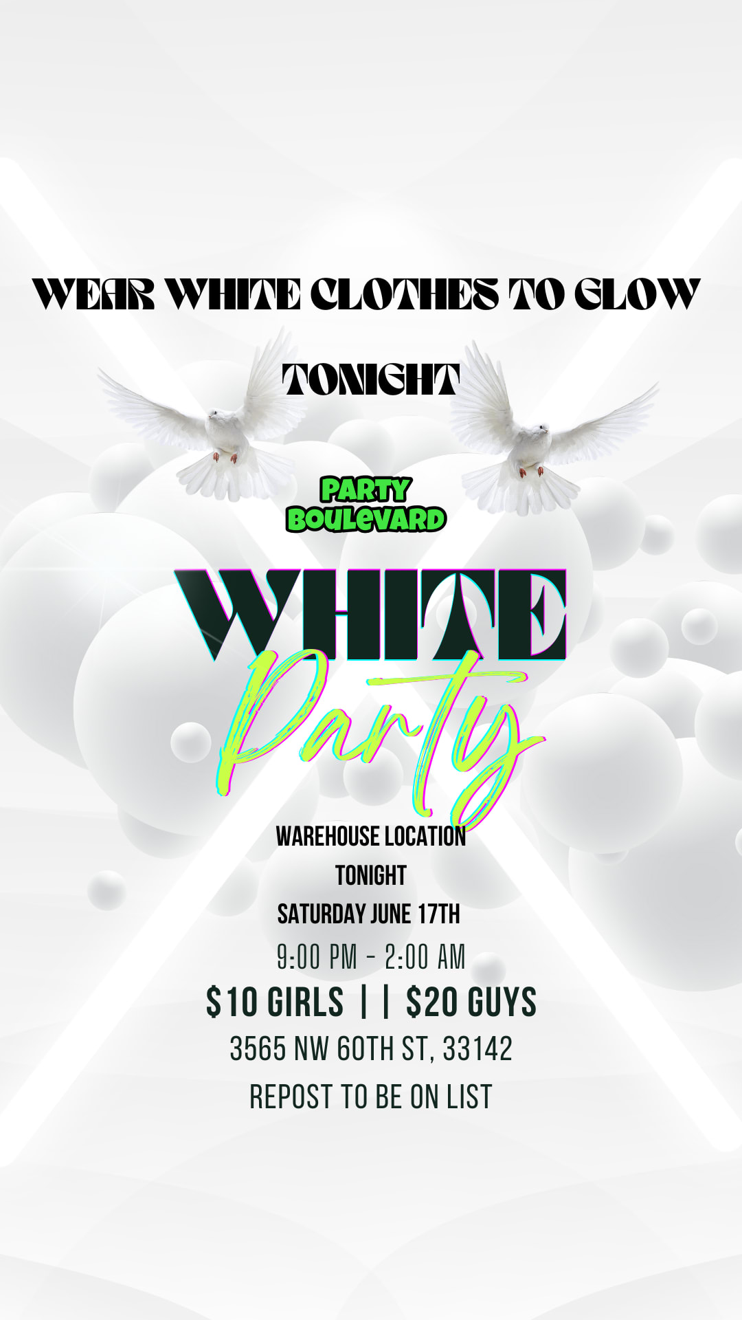 White Party Cover