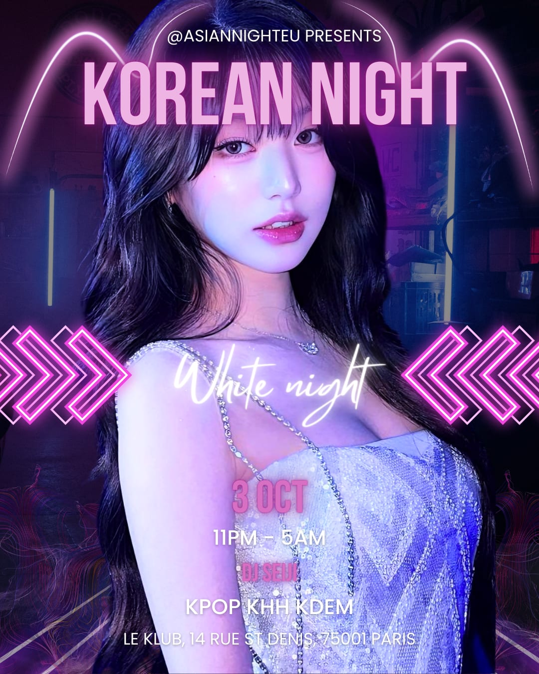Korean Night - White Party Cover