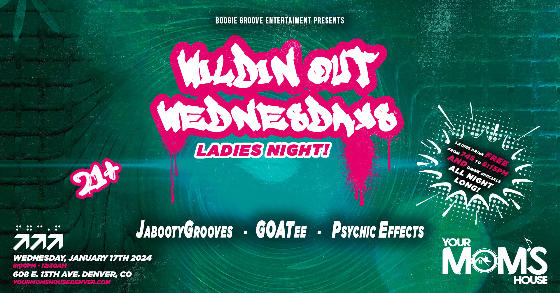 Wildin' Out Wednesdays: Ladies Night & 90's Edition Cover