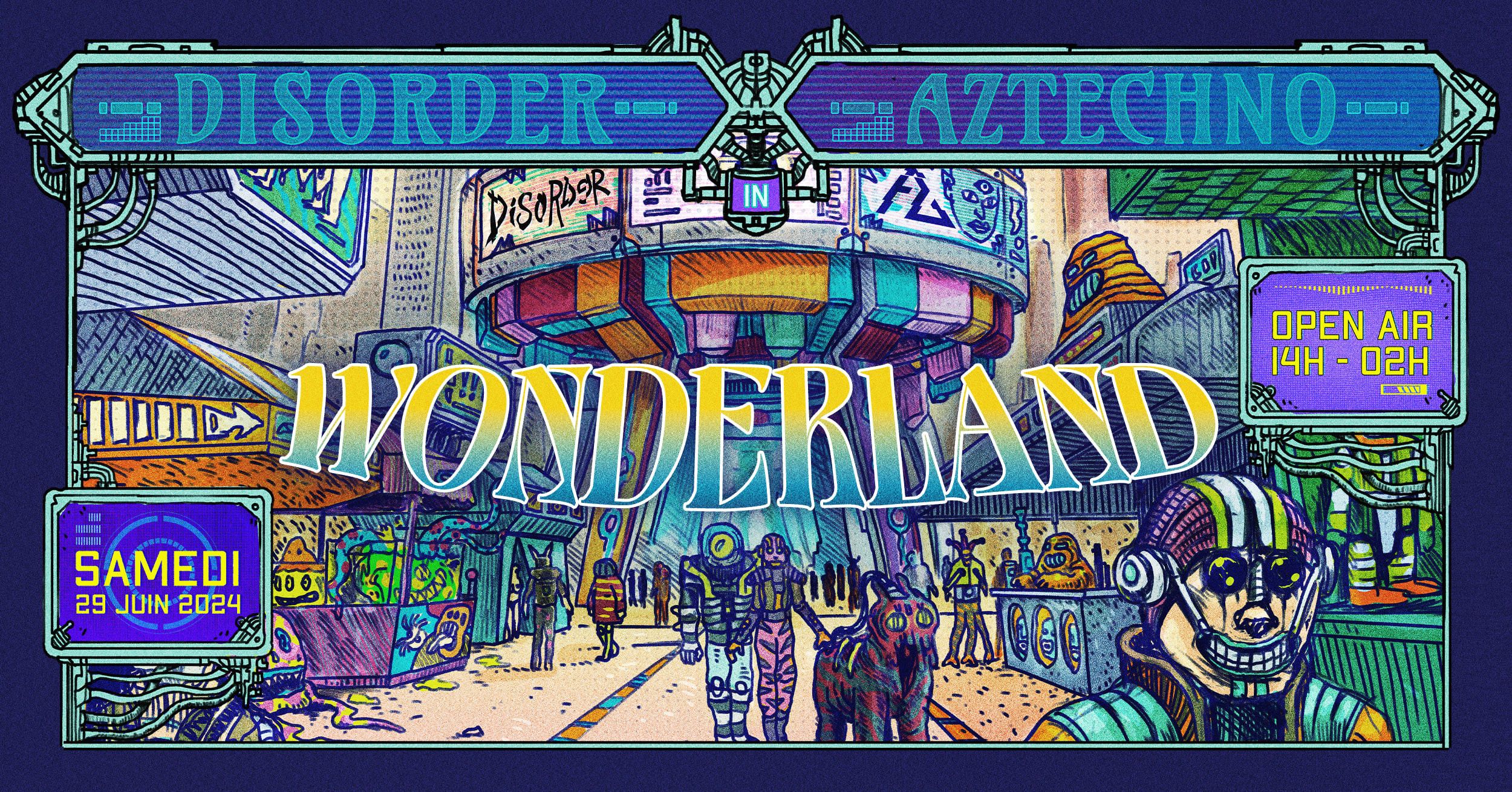 Disorder & Aztechno In Wonderland Cover