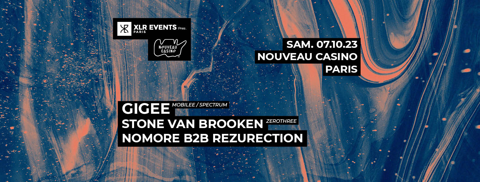 Xlr Events Presents : Gigee, Stone Van Brooken, & Guests Cover
