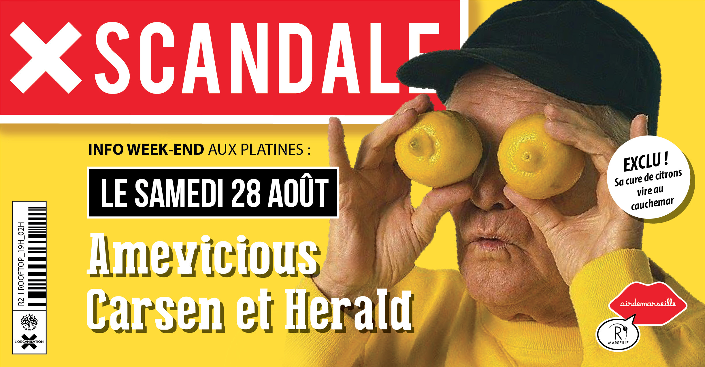 R2 Rooftop X Scandale - Amevicious - Carsen - Herald Cover
