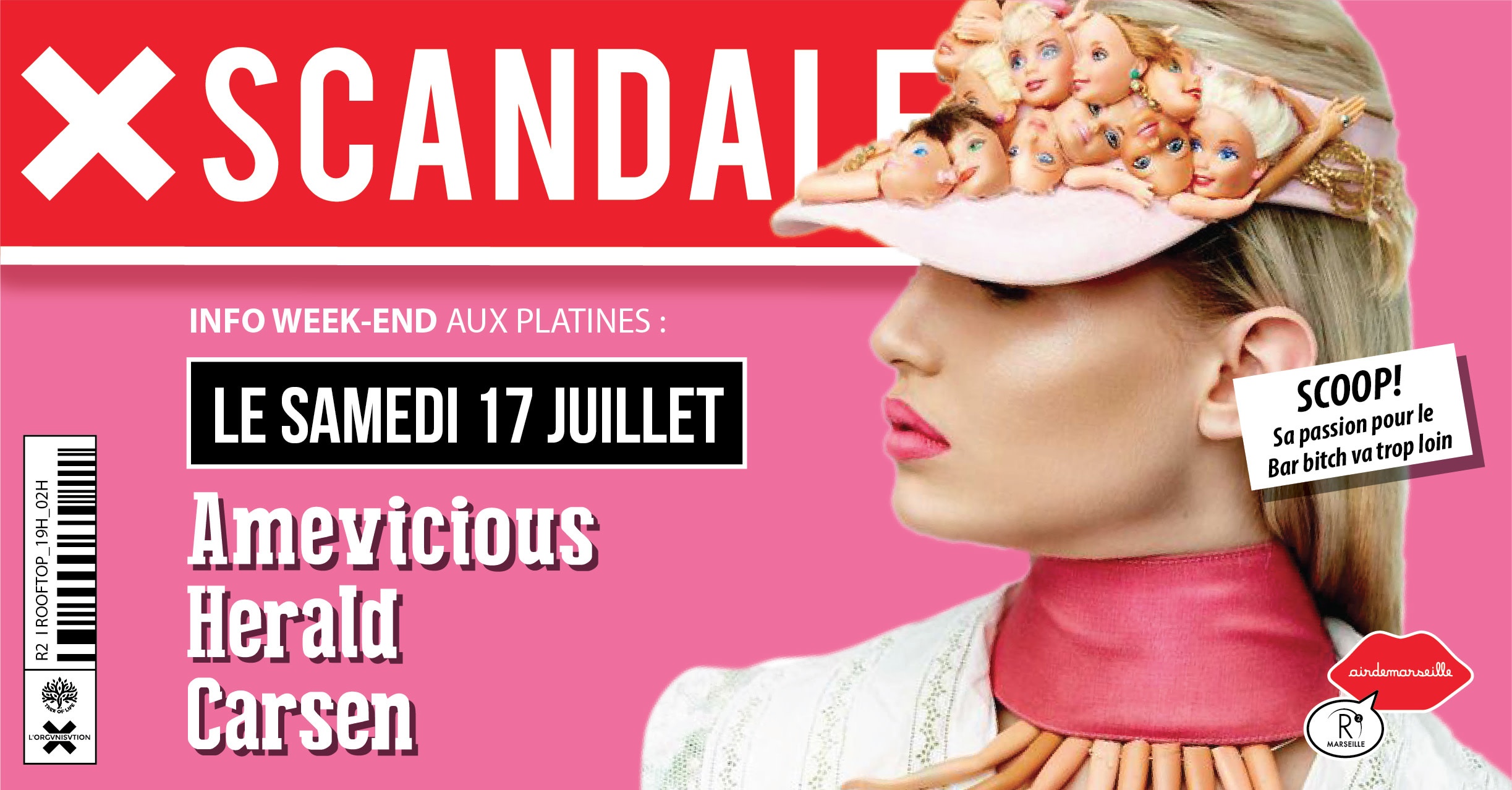 R2 Rooftop X Xscandale - Amevicious - Herald - Carsen Cover