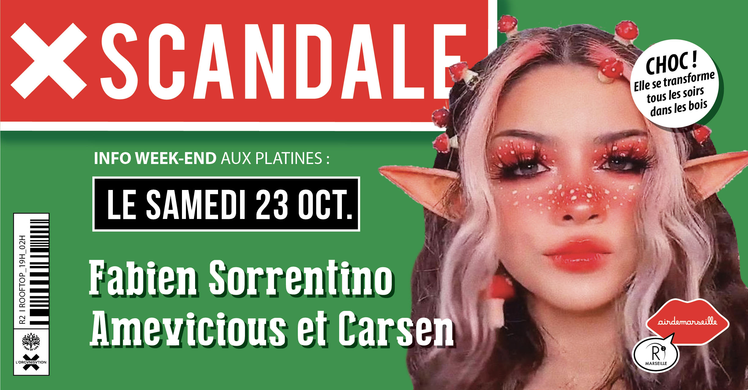 R2 Rooftop X Xscandale - Fabien Sorrentino - Amevicious - Carsen Cover