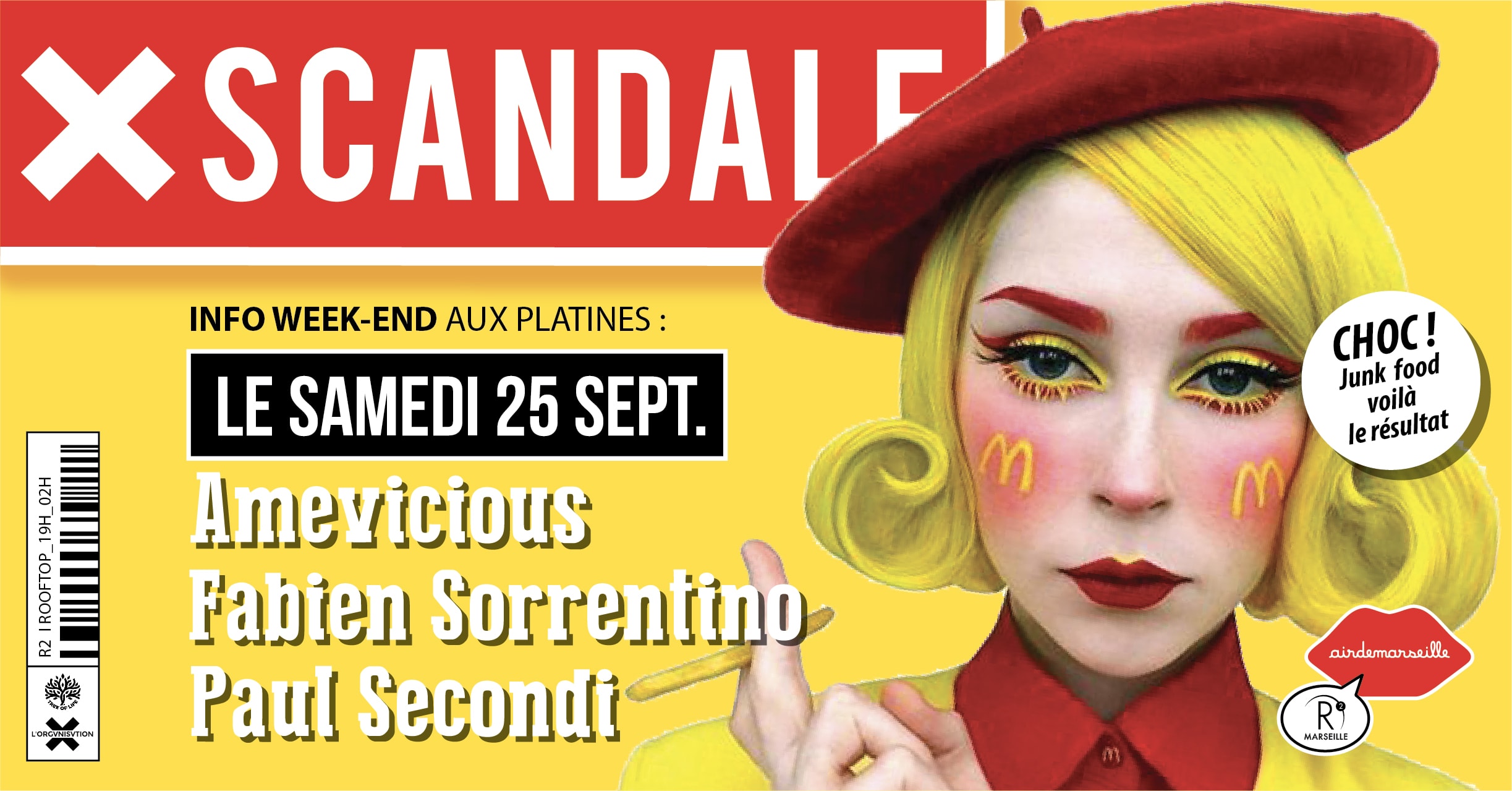 R2 Rooftop X Xscandale - Amevicious - Fabien Sorrentino - Paul Secondi Cover