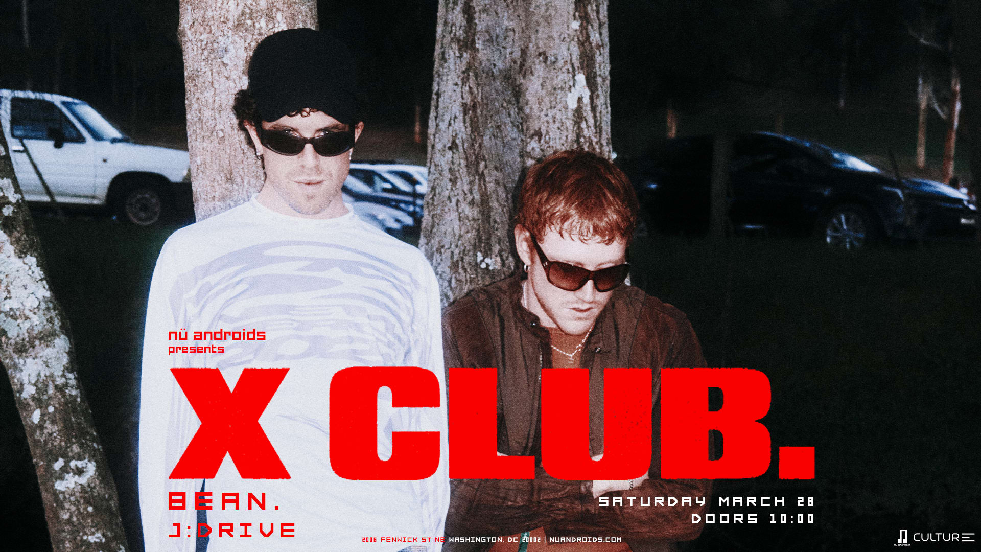 Nü Androids Presents: X Club. Cover