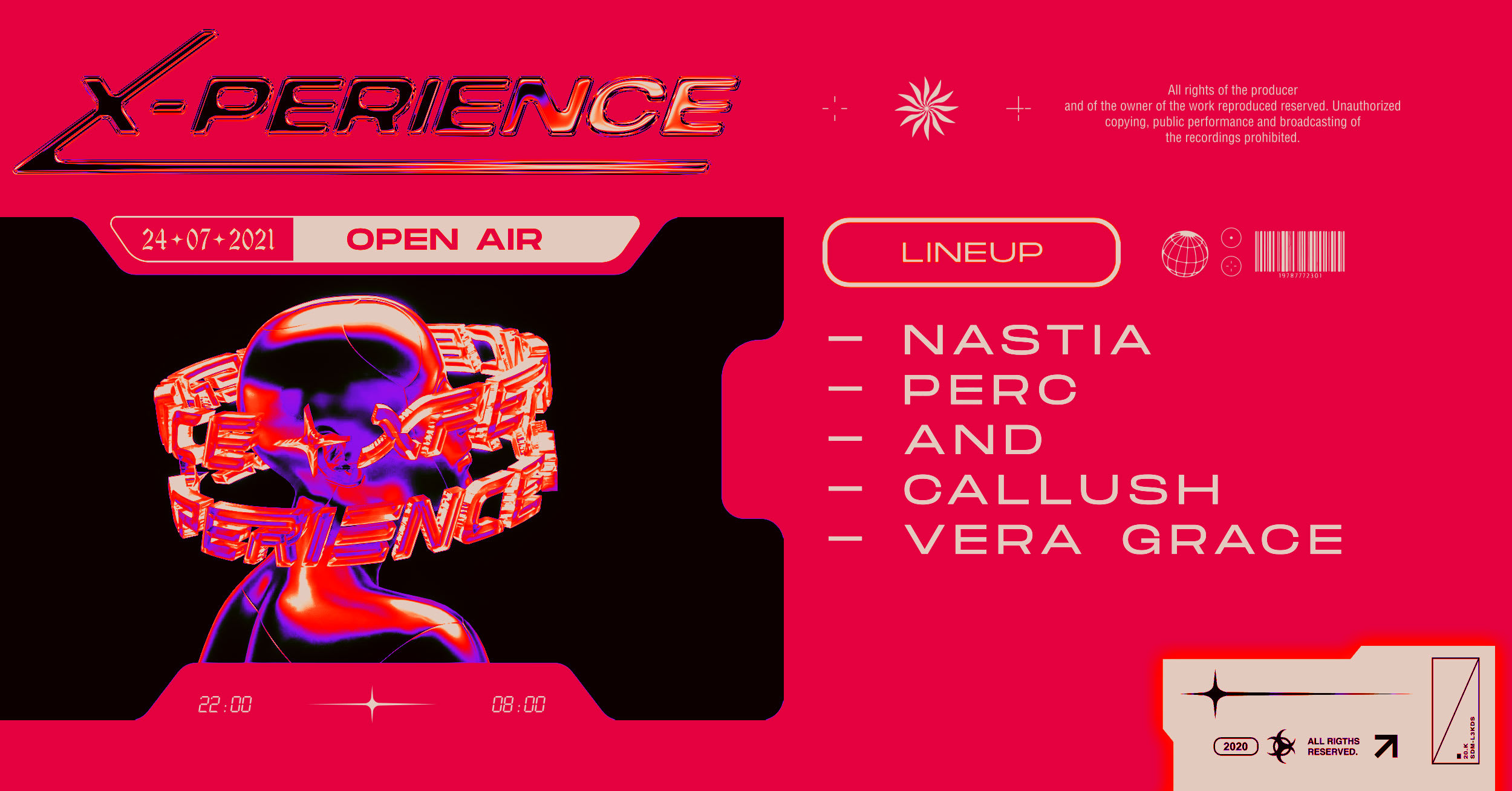 Xperience#3  Nastia, Perc , And,  Callush ,Vera Grace  Cover