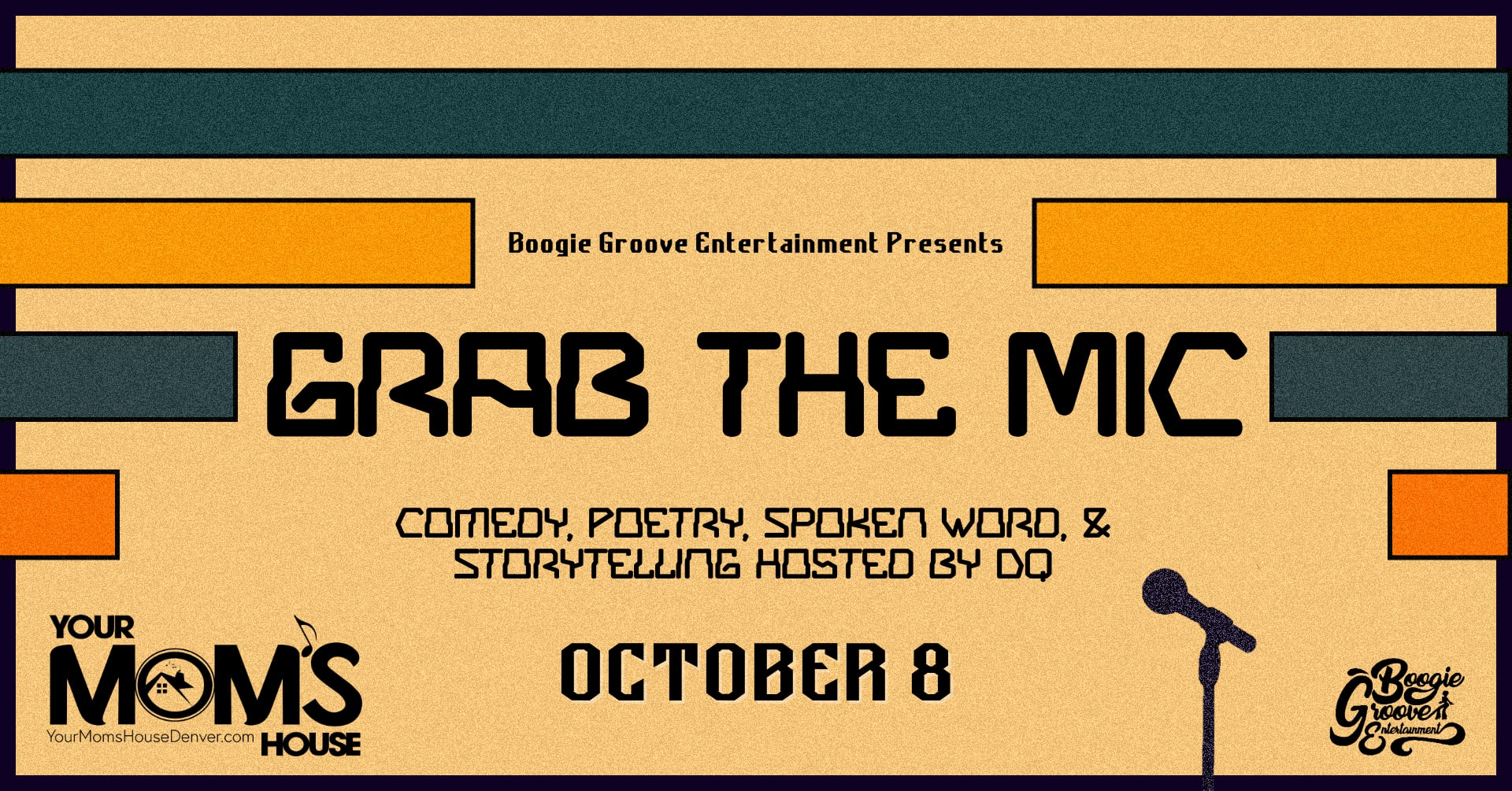 Grab The Mic: Open Mic Comedy, Poetry & Spoken Word Cover