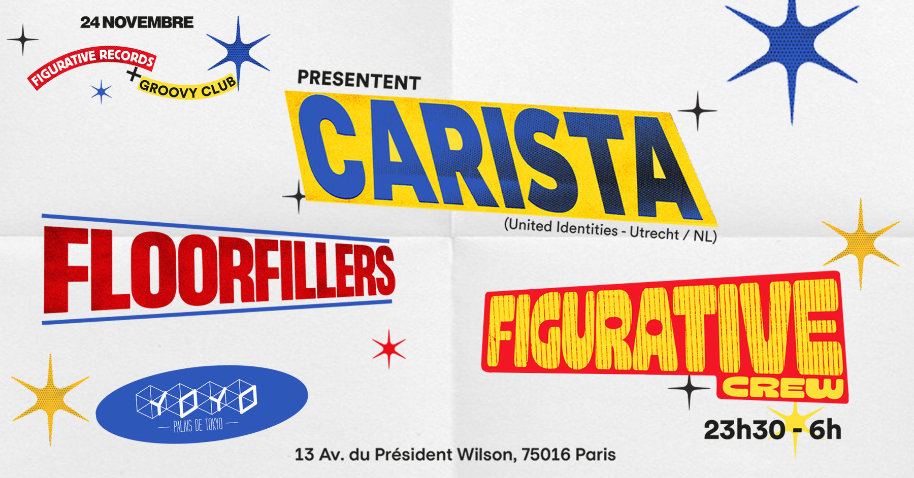 Figurative X Groovy Club: Carista & Floorfillers @Yoyo Cover