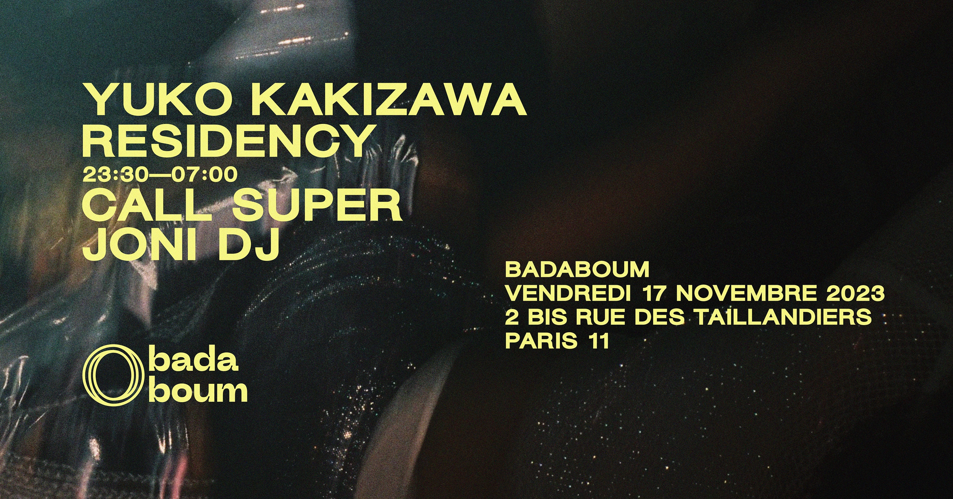 Club — Yuko Residency Invite Call Super (+) Joni Dj Cover