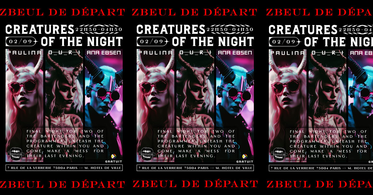 Zbeul De Départ  W/ Paulina + O_U_R_I + Ana Ebsen Live Cover