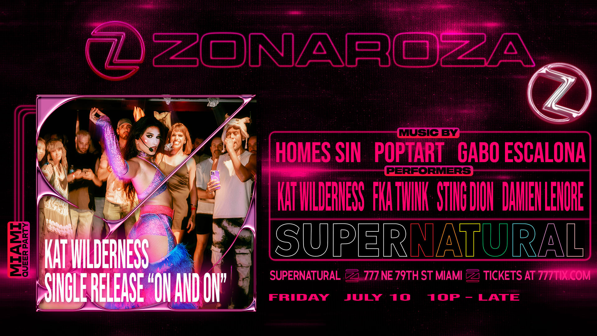 Zonaroza At Supernatural Miami Cover