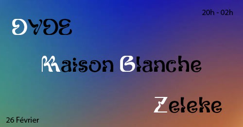 Zeleke & Friends -- Dvde + Maison Blanche Cover