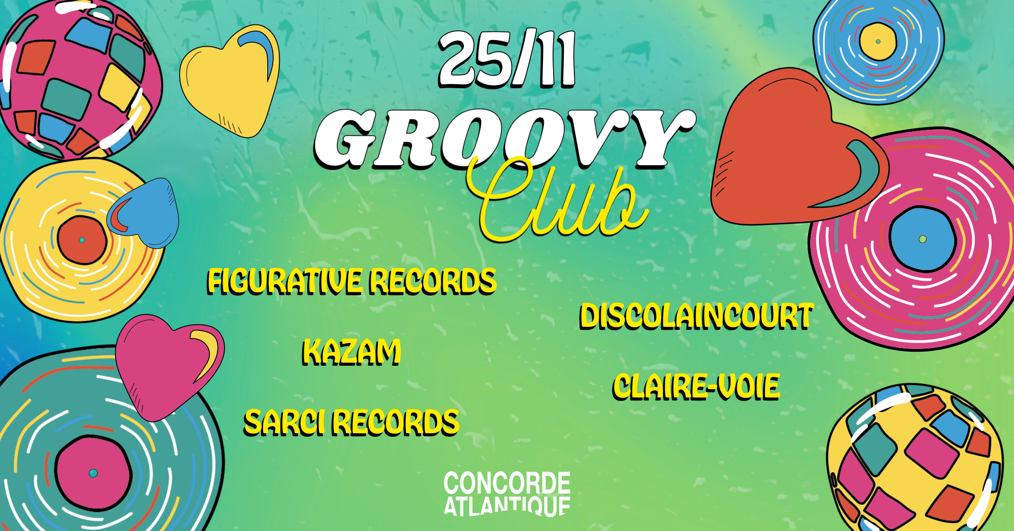 Groovy Club ≈ Boat Session Figurative Records, Kazam & More Cover