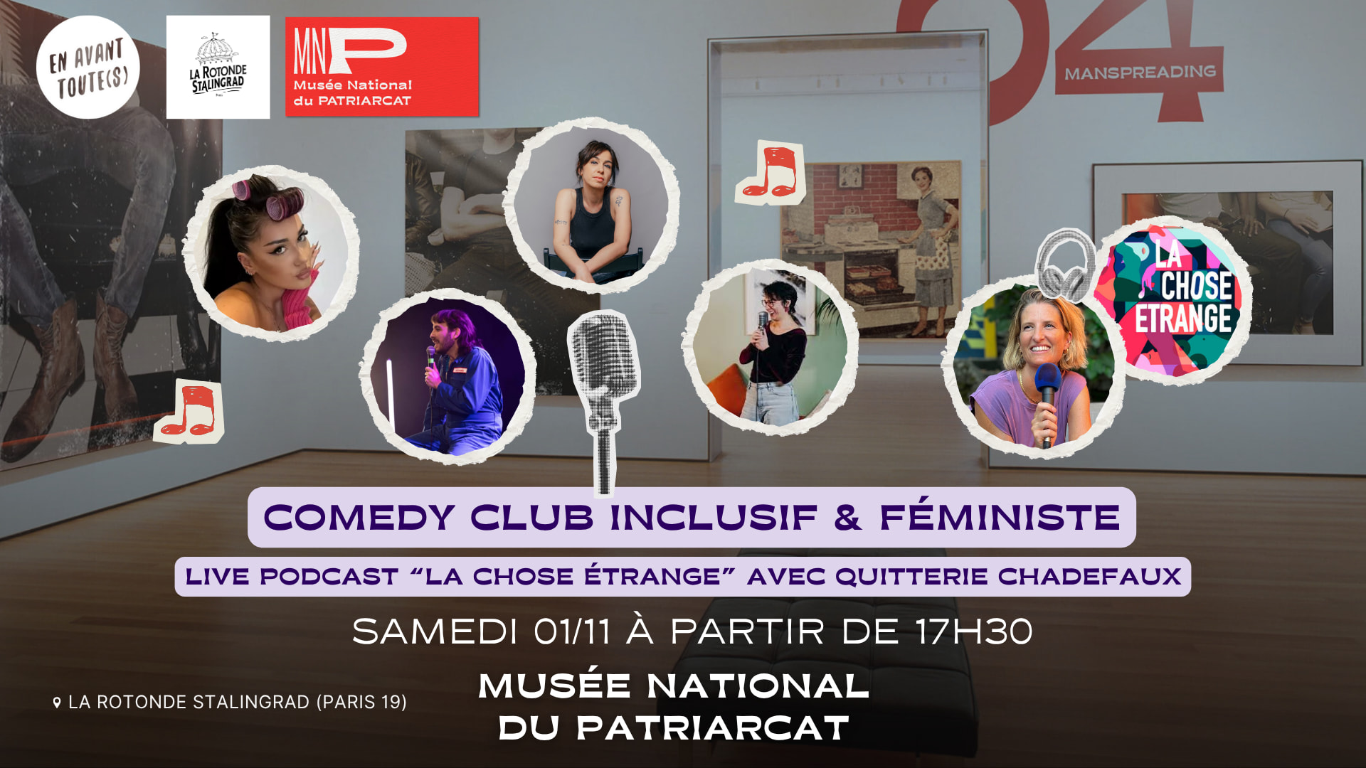 01/11 Mnp X Live Podcast & Comedy Club Engagé Cover
