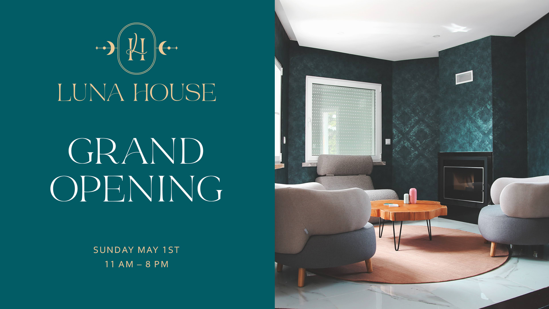 Luna House Grand Opening ~ Sunday May 1st  Cover