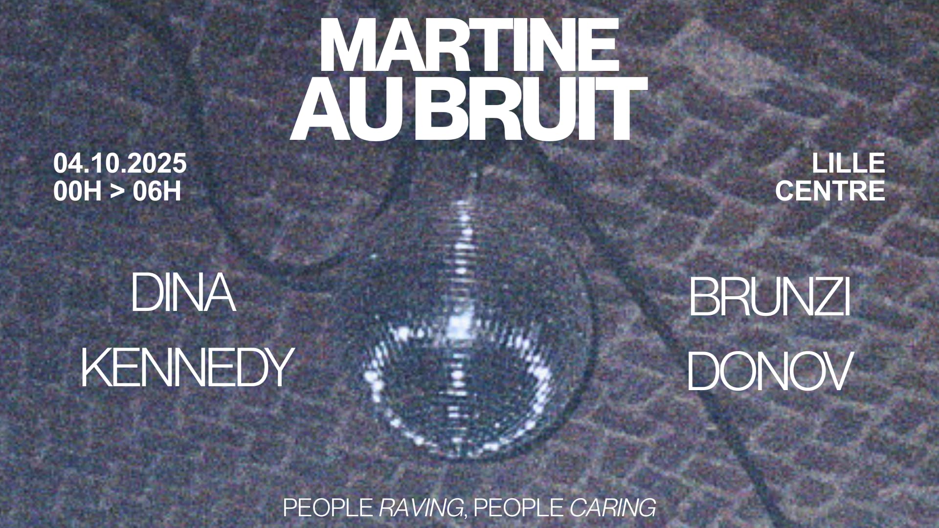 Martine Au Bruit Invite Dina & Kennedy Cover