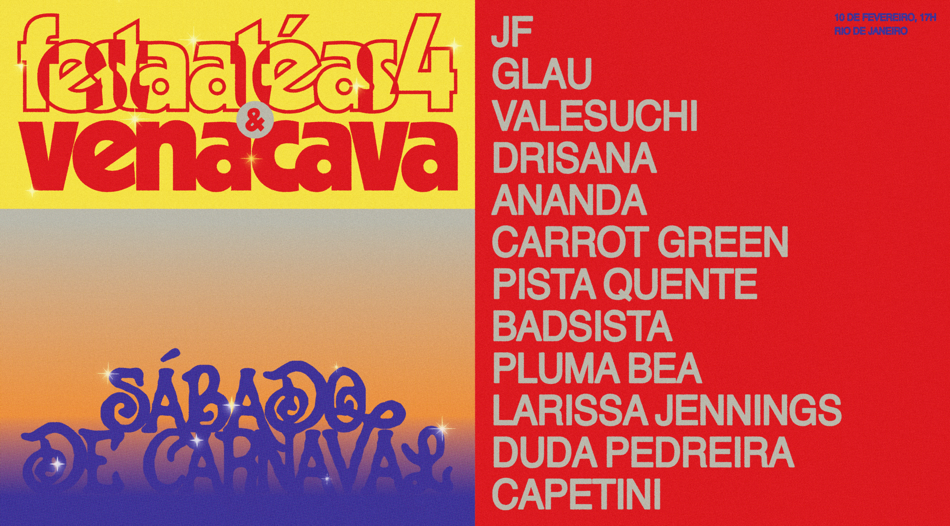 Festa Até As 4 & Venacava | Sábado De Carnaval Cover