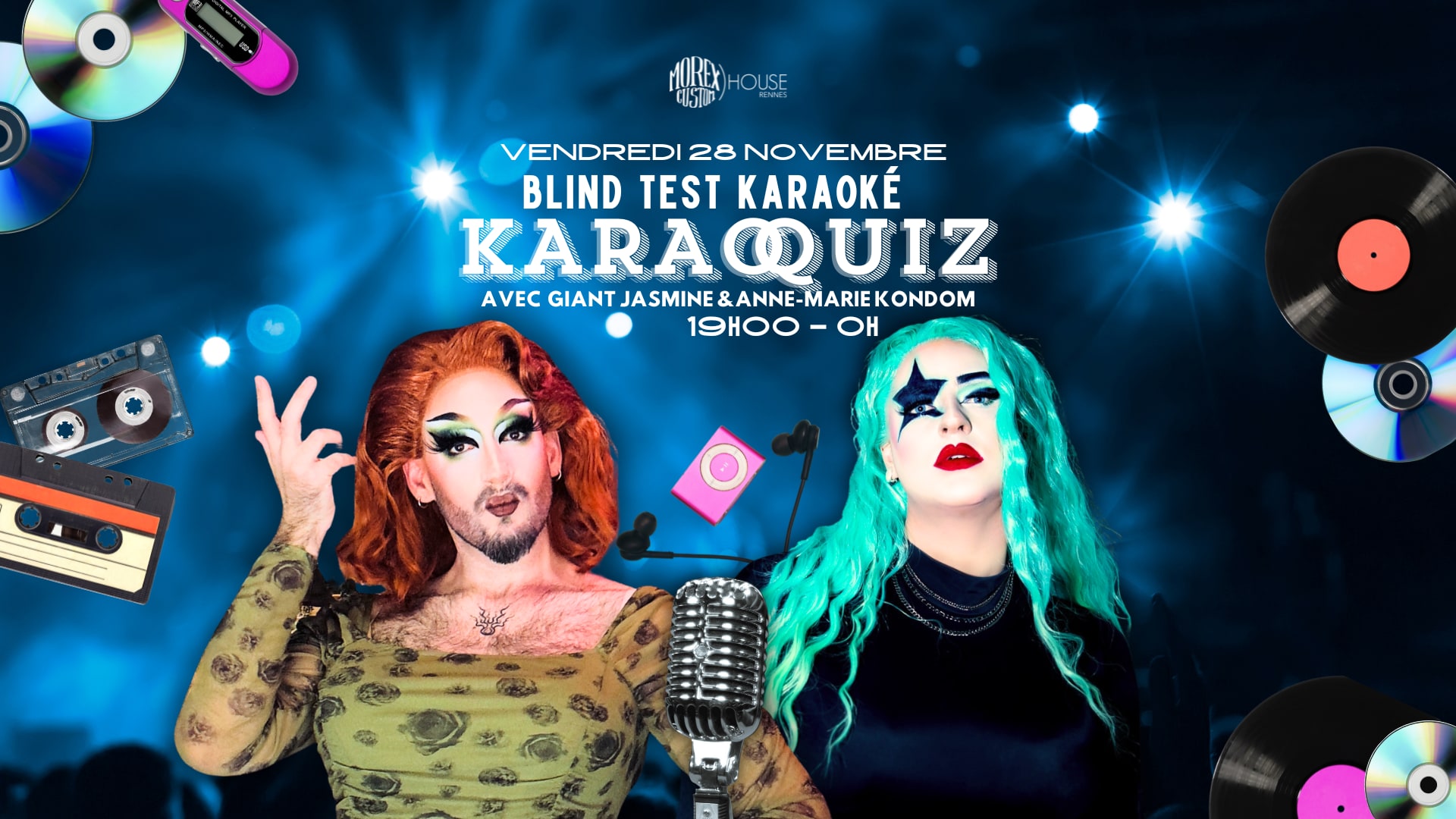 Karaoquiz Drag Queen // Morex Custom House // Gratuit Cover