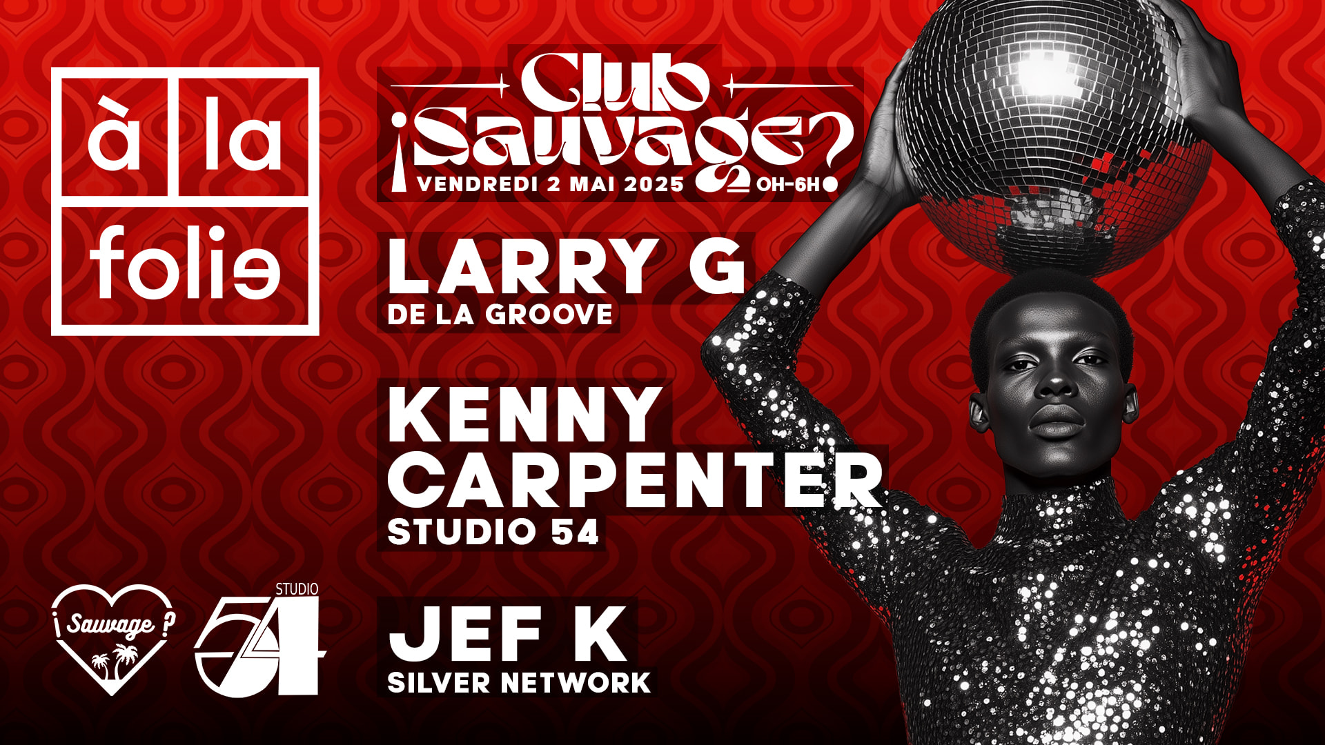 ¡Club Sauvage : Kenny Carpentier – Jef K – Larry G? Cover