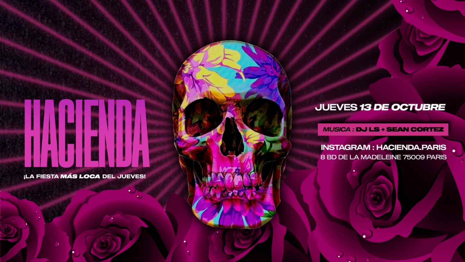 🔺 Hacienda 💀 Jueves 13 De Oct. 🔺 Cover