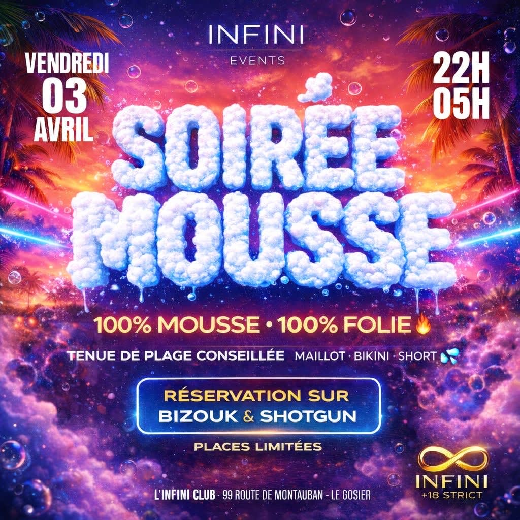 Soirée Mousse - Vend 03 Avril Cover