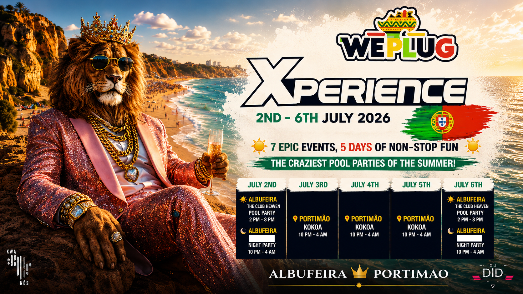 We Plug Experience Portugal 2026 Cover
