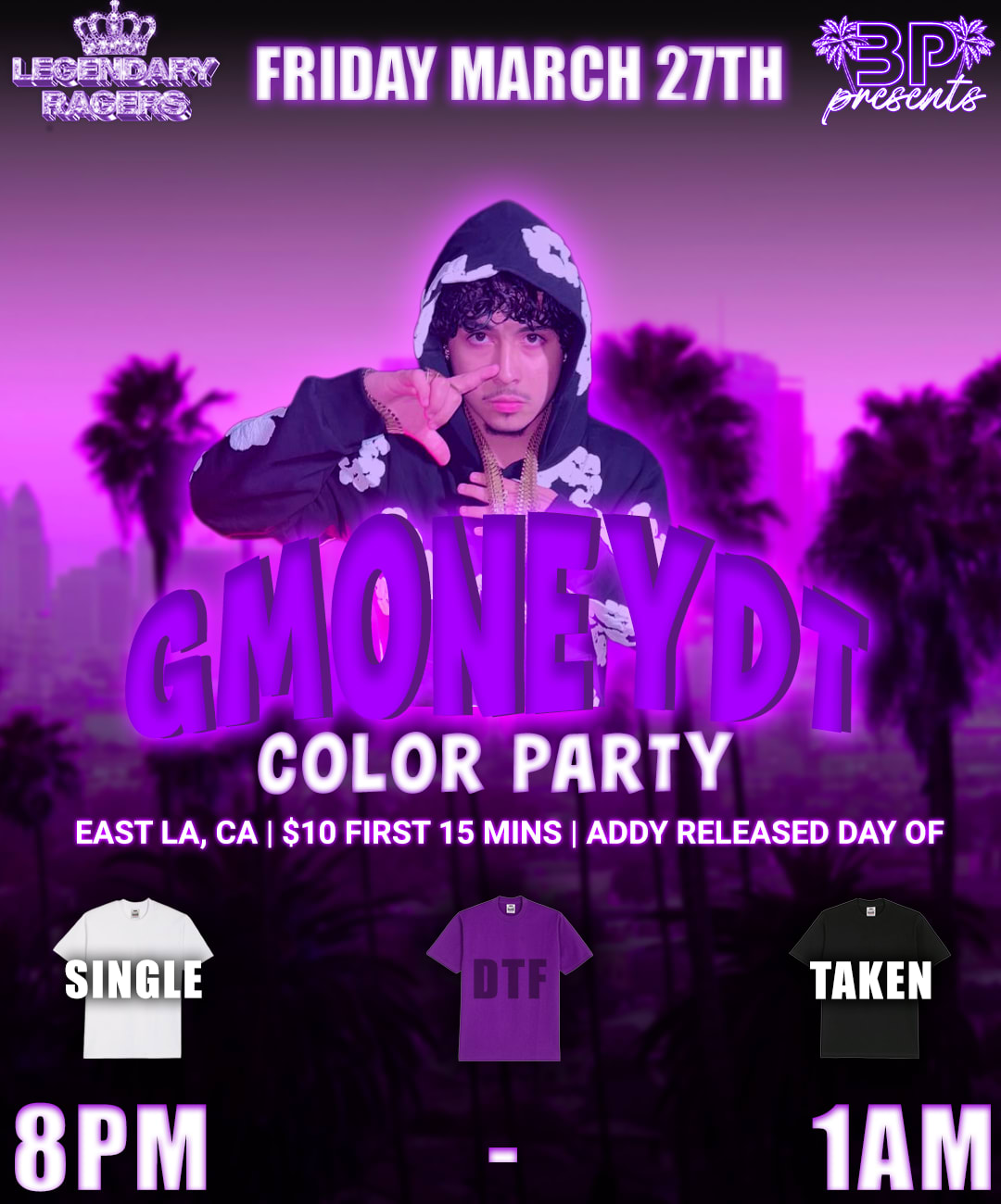 Legendary Gmoneydt Color Party Cover