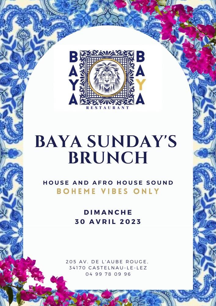 Baya Sunday's Brunch Cover