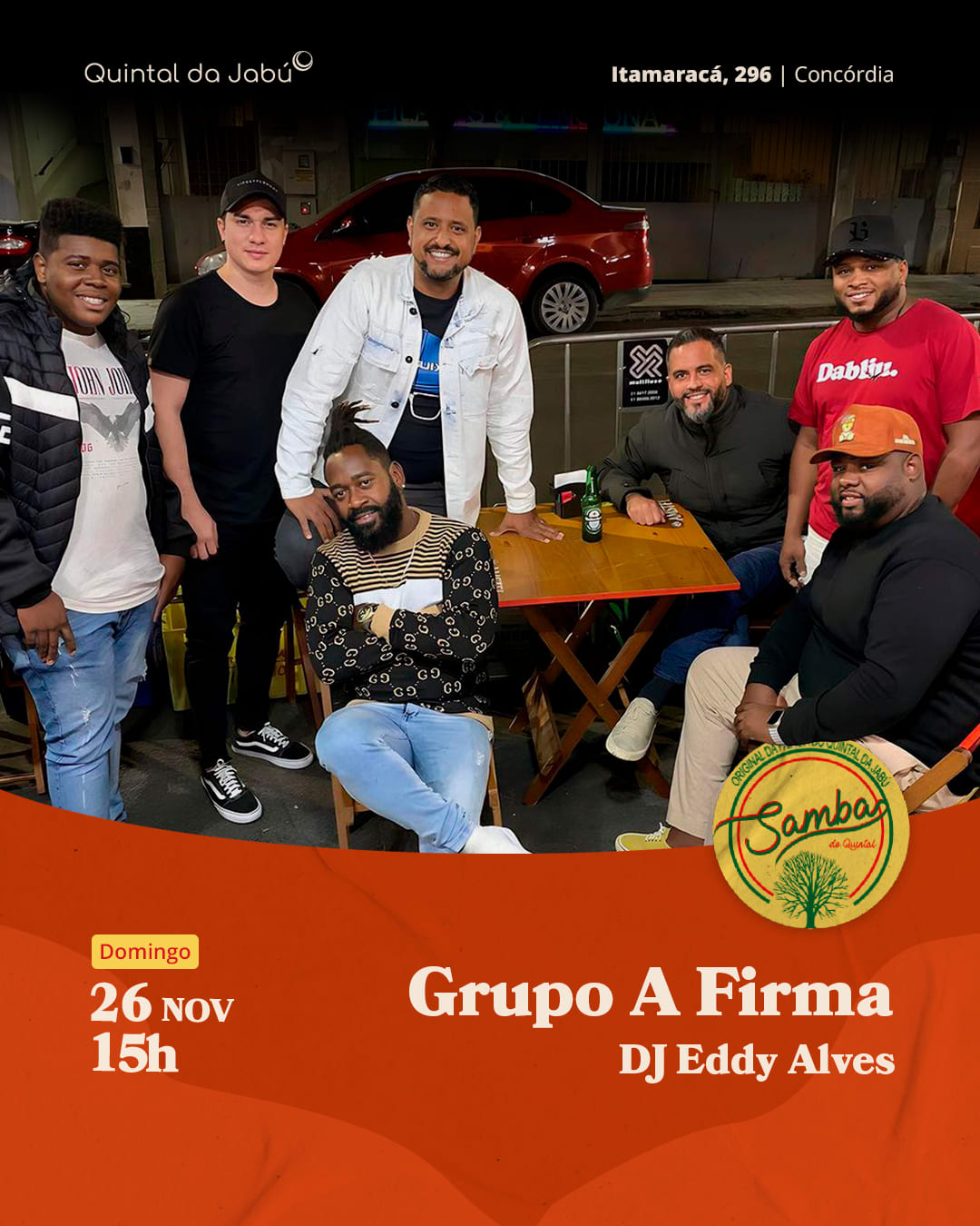 Samba Do Quintal - Pagode Da Firma - Dj Eddy Alves - 26.11 Cover