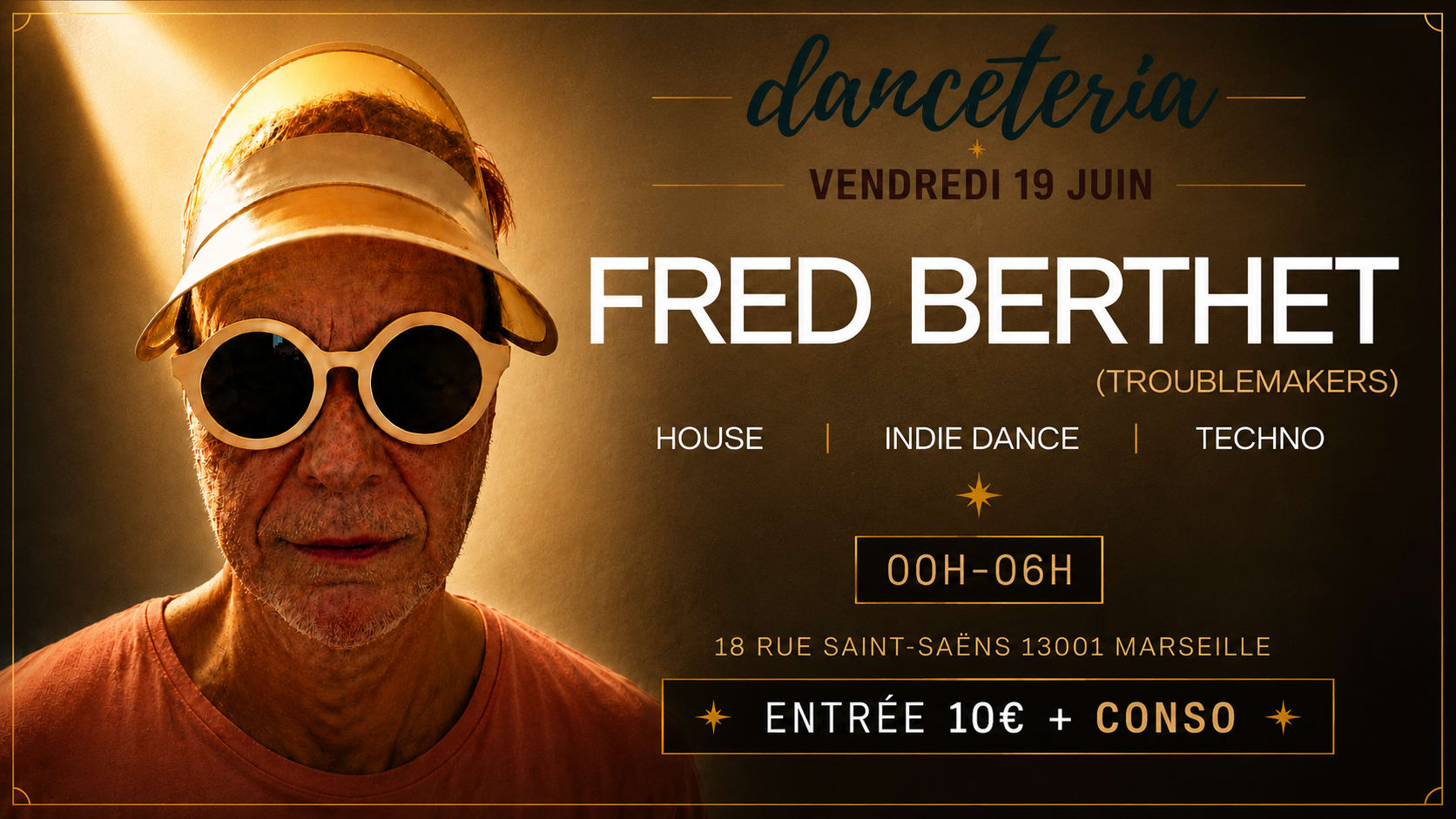 Fred Berthet (Dj Steef, Troublemakers) @ Danceteria Cover