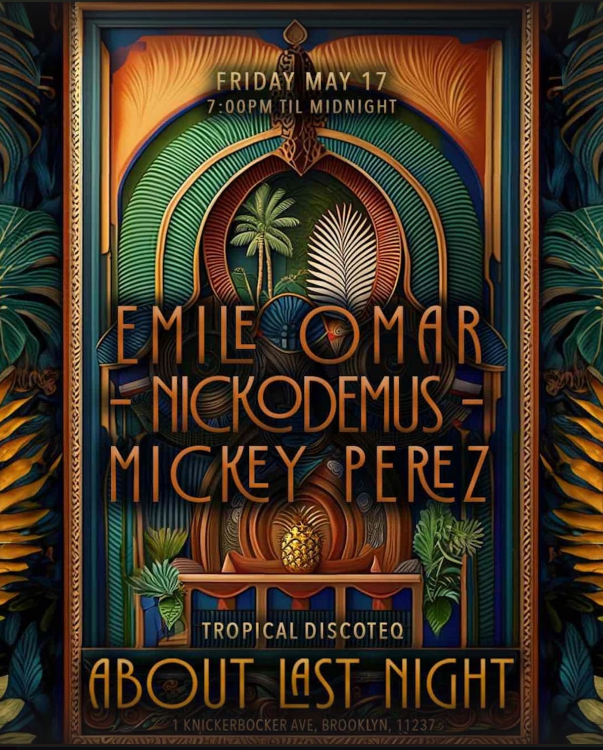 Tropical Discoteque Party Cover