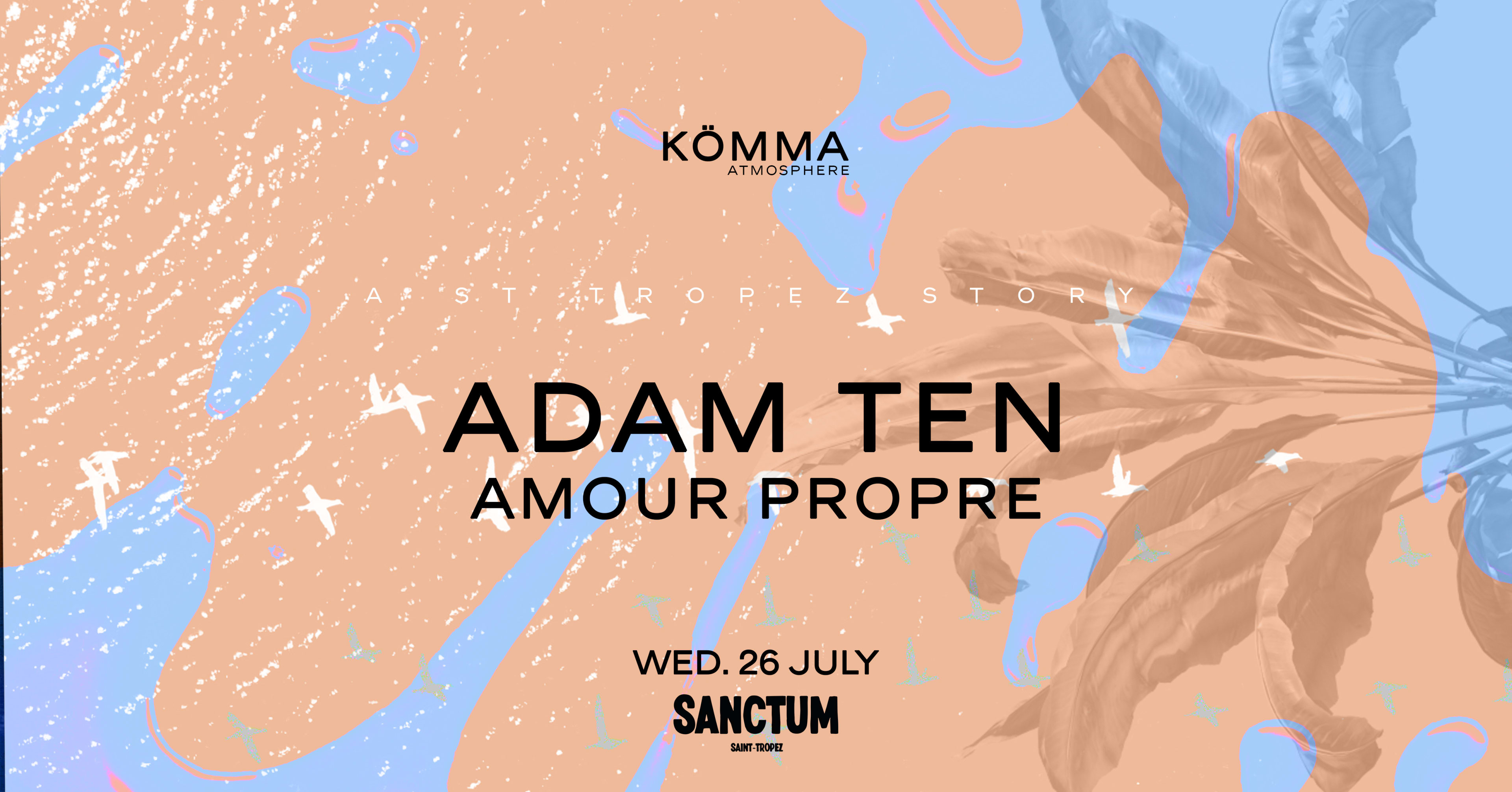 Adam Ten X Kömma Atmosphere X Sanctum (St Tropez) Cover