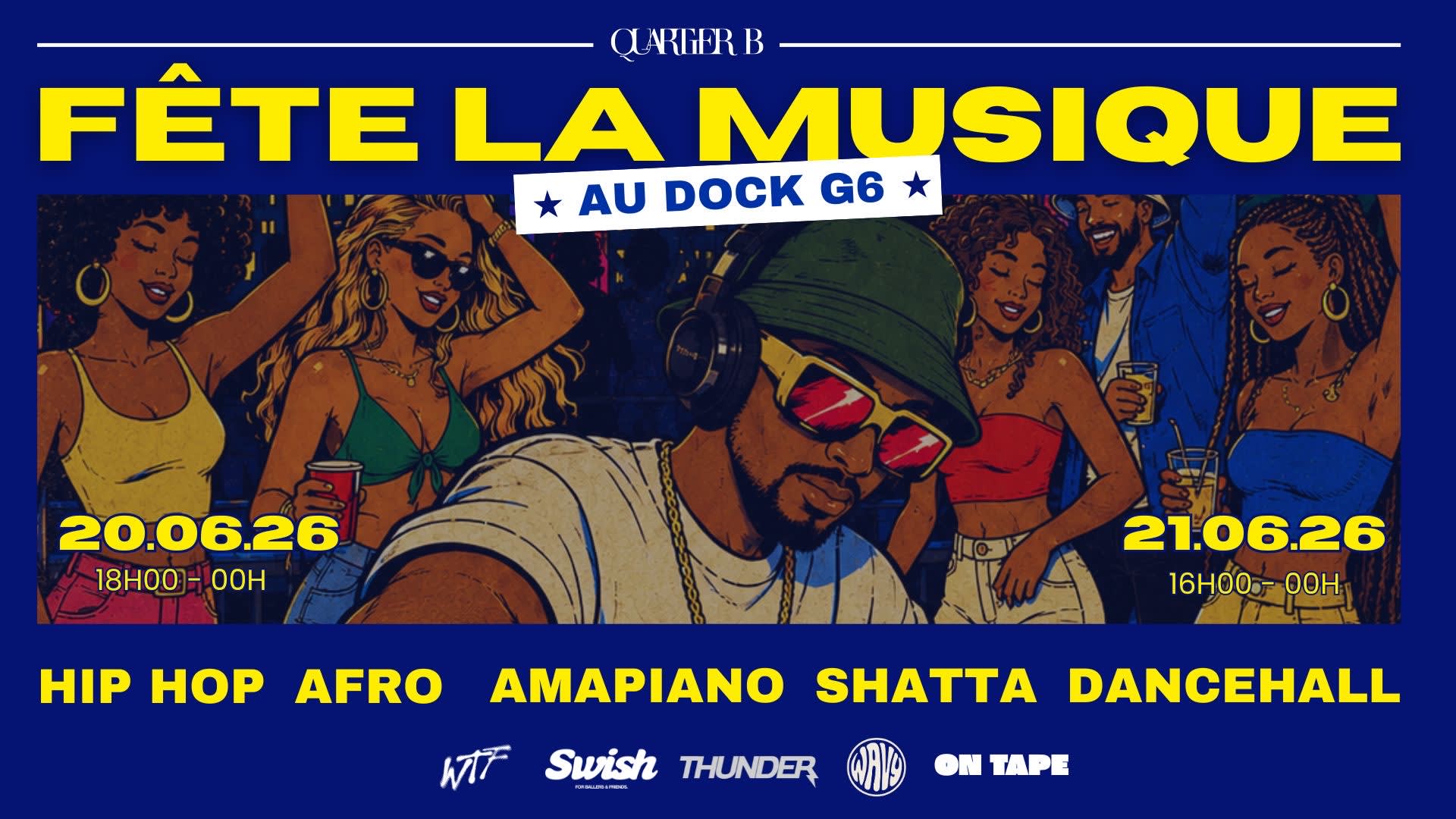 Fête De La Musique  – Double Date - Rooftop Dock G6 Cover