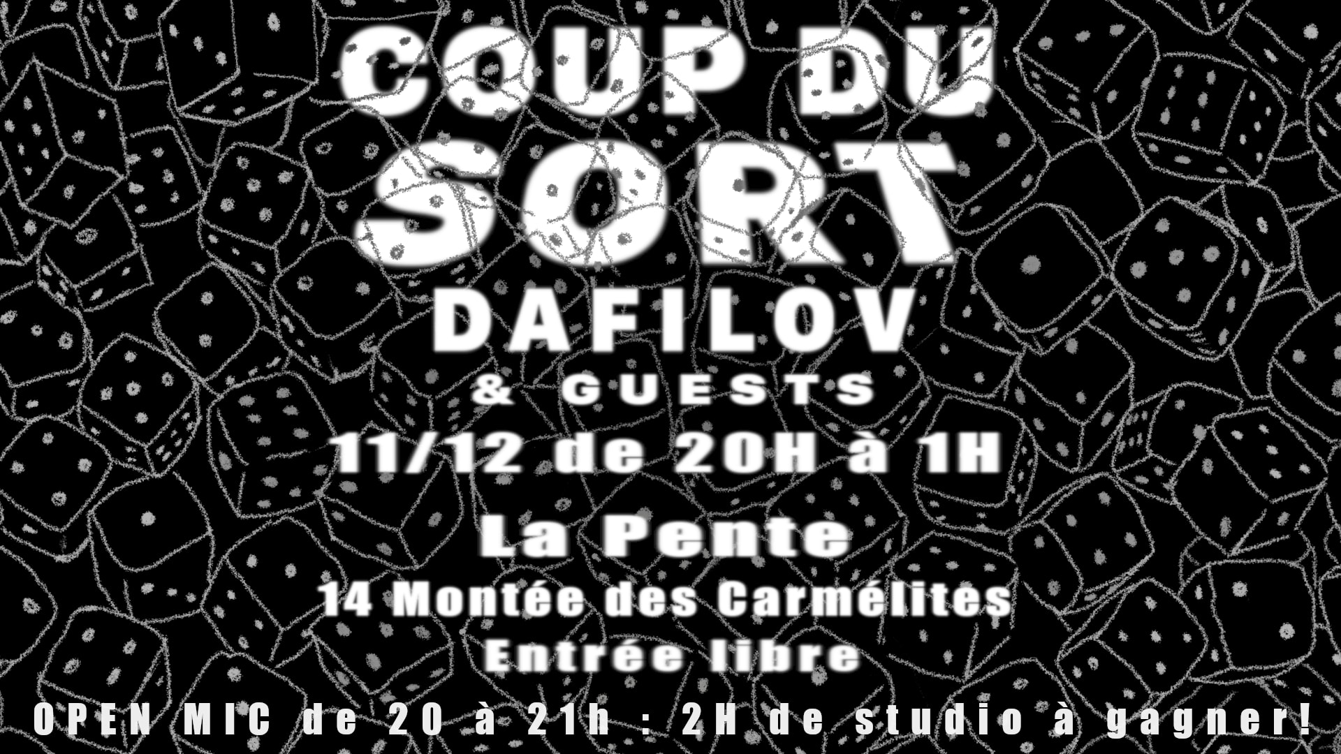 Coup Du Sort : Showcase, Dj Set & Open Mic Cover
