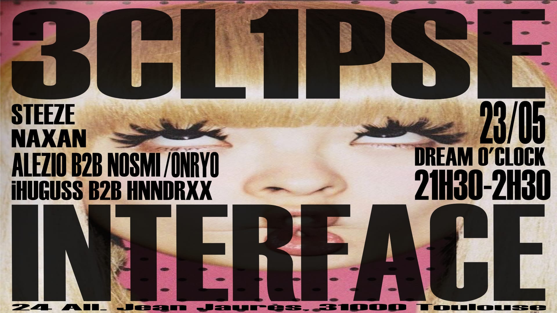 Dj Set 3cl1pse X Interface Cover