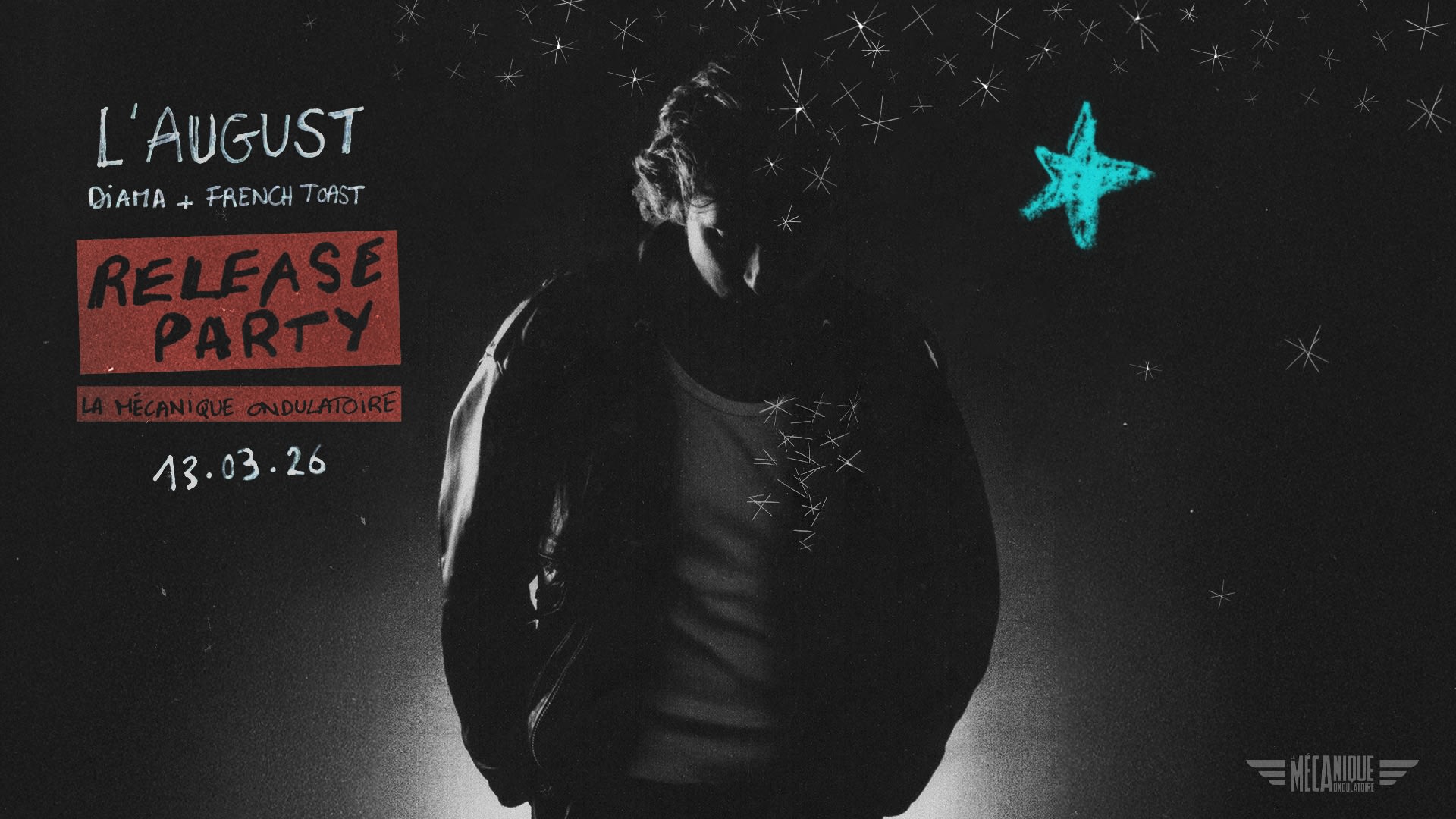 L'august - Release Party + French Toast + Diama Cover