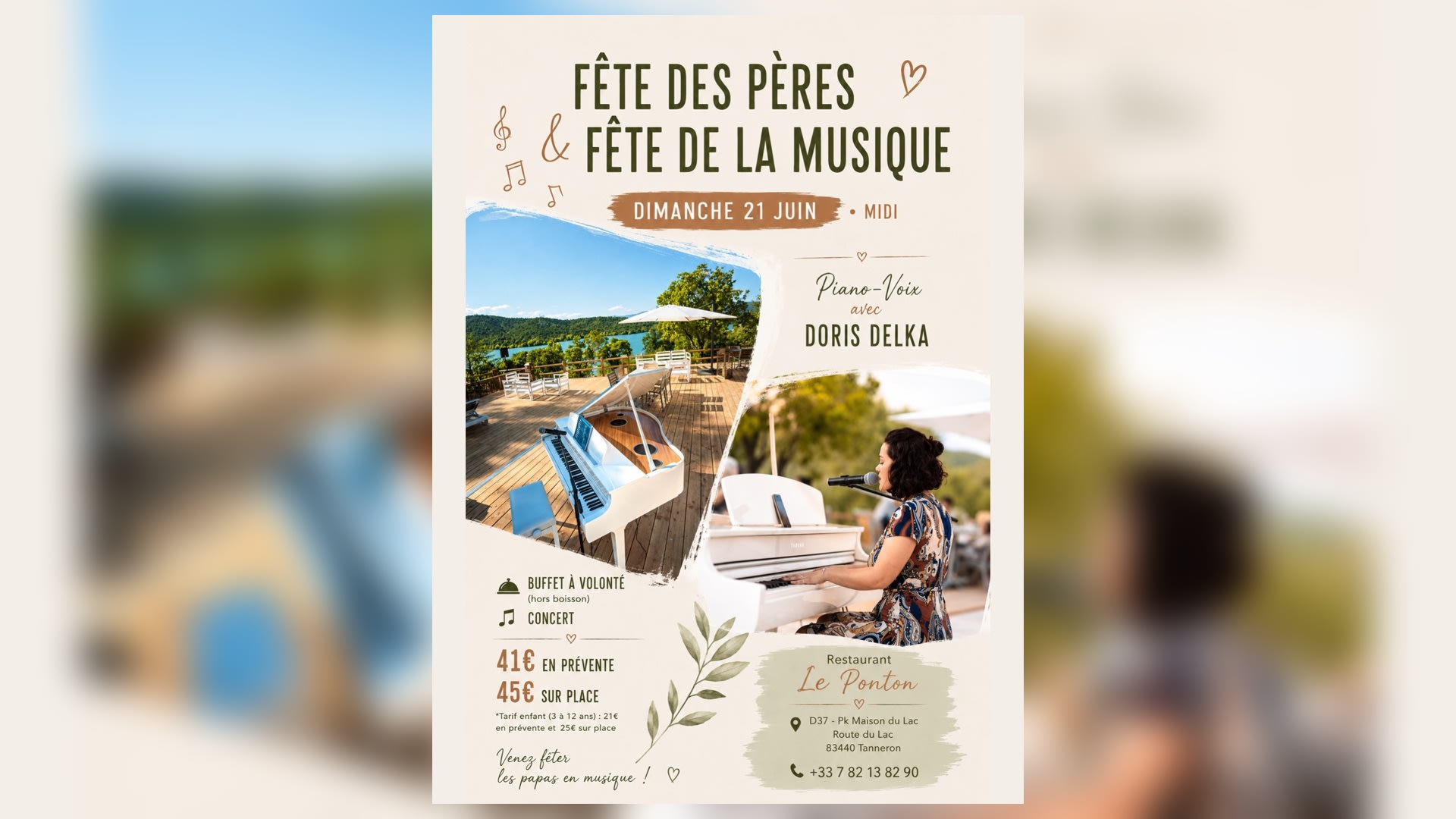Fete Des Peres & Fete De La Musique Cover