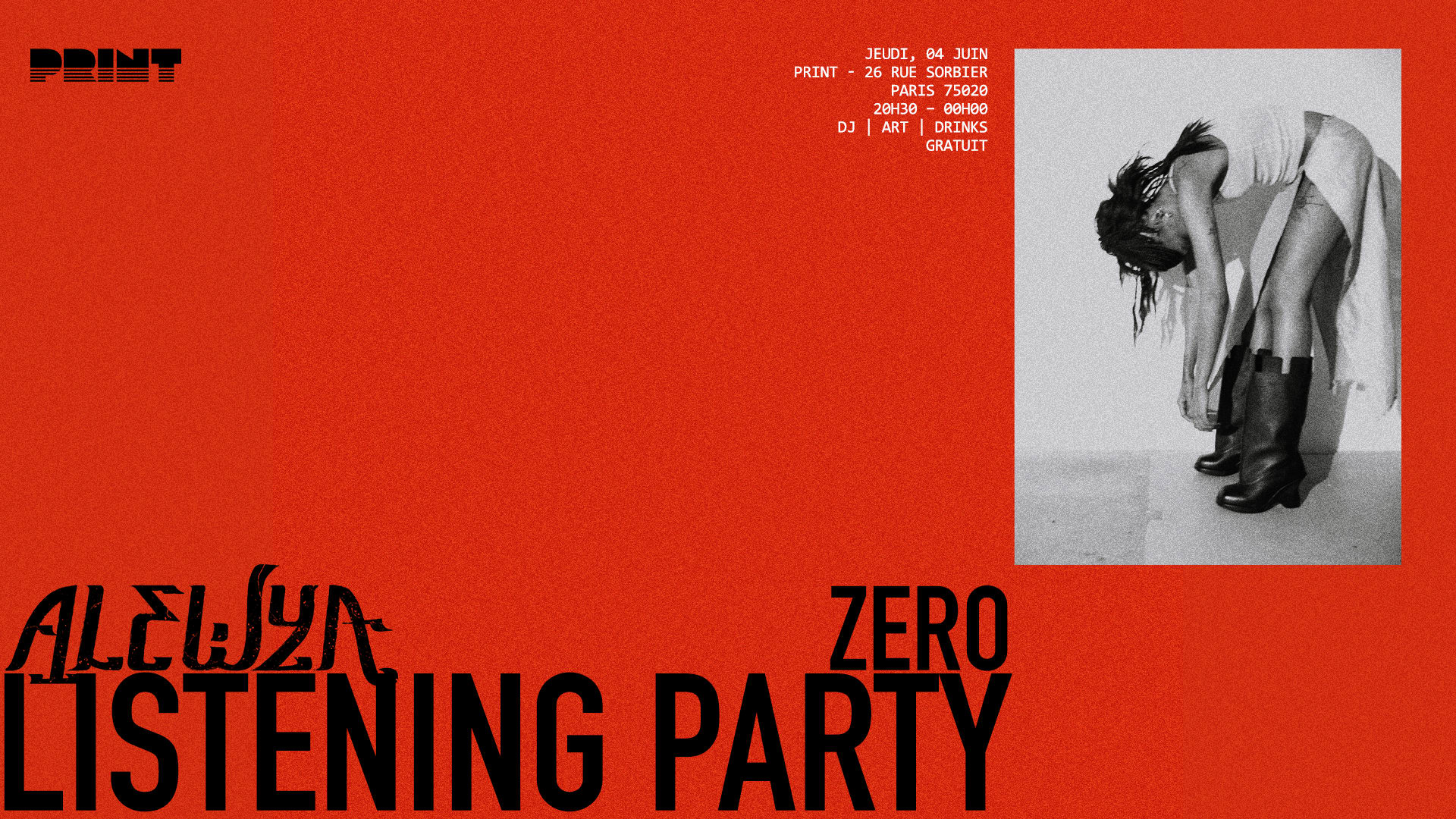 Alewya Paris Listening Party Cover