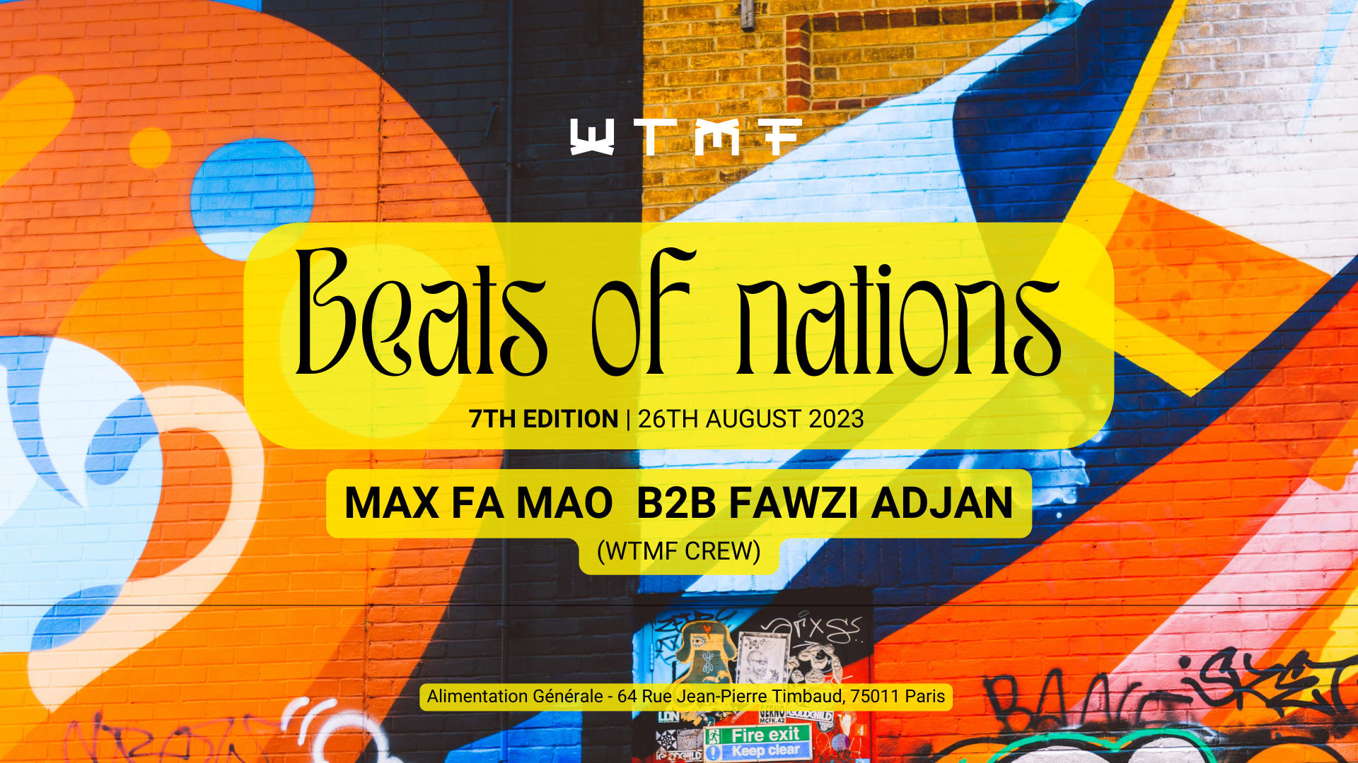 Wtmf • Beats Of Nations N°7 Cover
