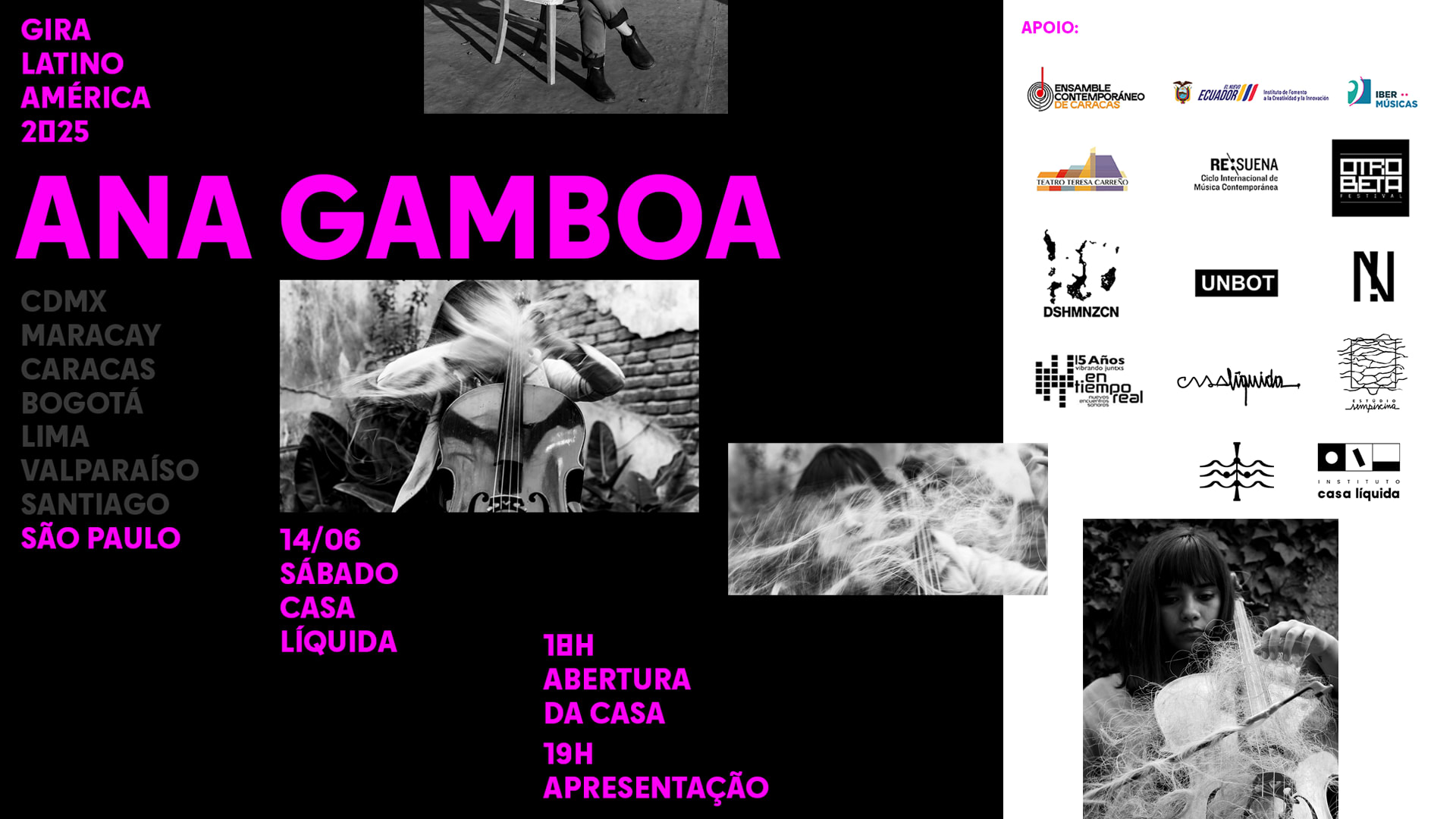 Ana Gamboa / Gira Latinoamérica, Última Apresentação Cover