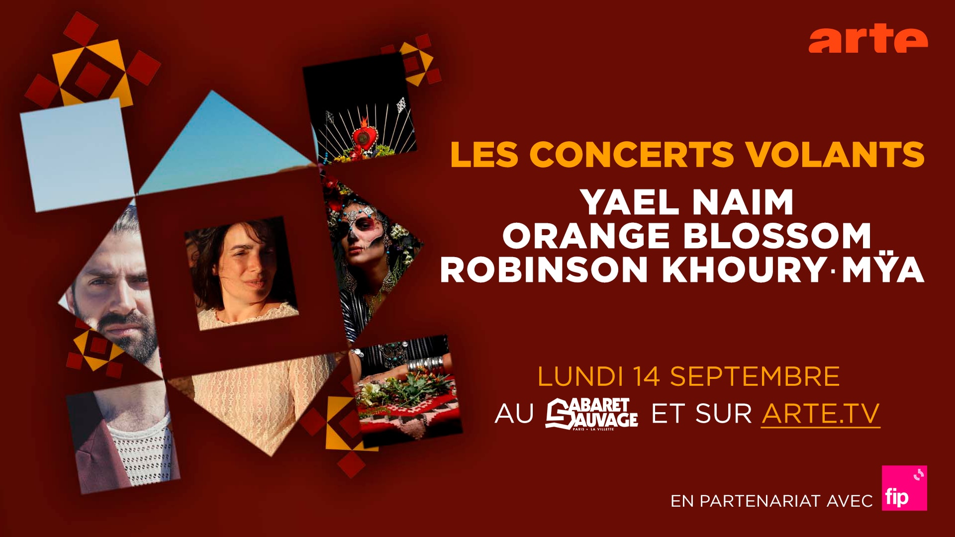 Concerts Volants : Yael Naim, Orange Blossom, R.Khoury - Mÿa Cover