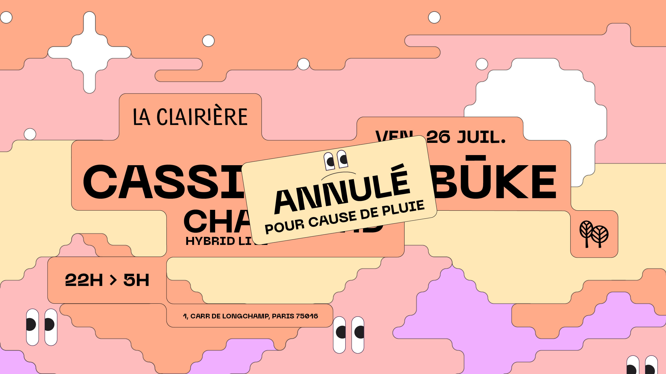 La Clairière : Cassian, Rebuke, Chambord (Hybrid Live) Cover