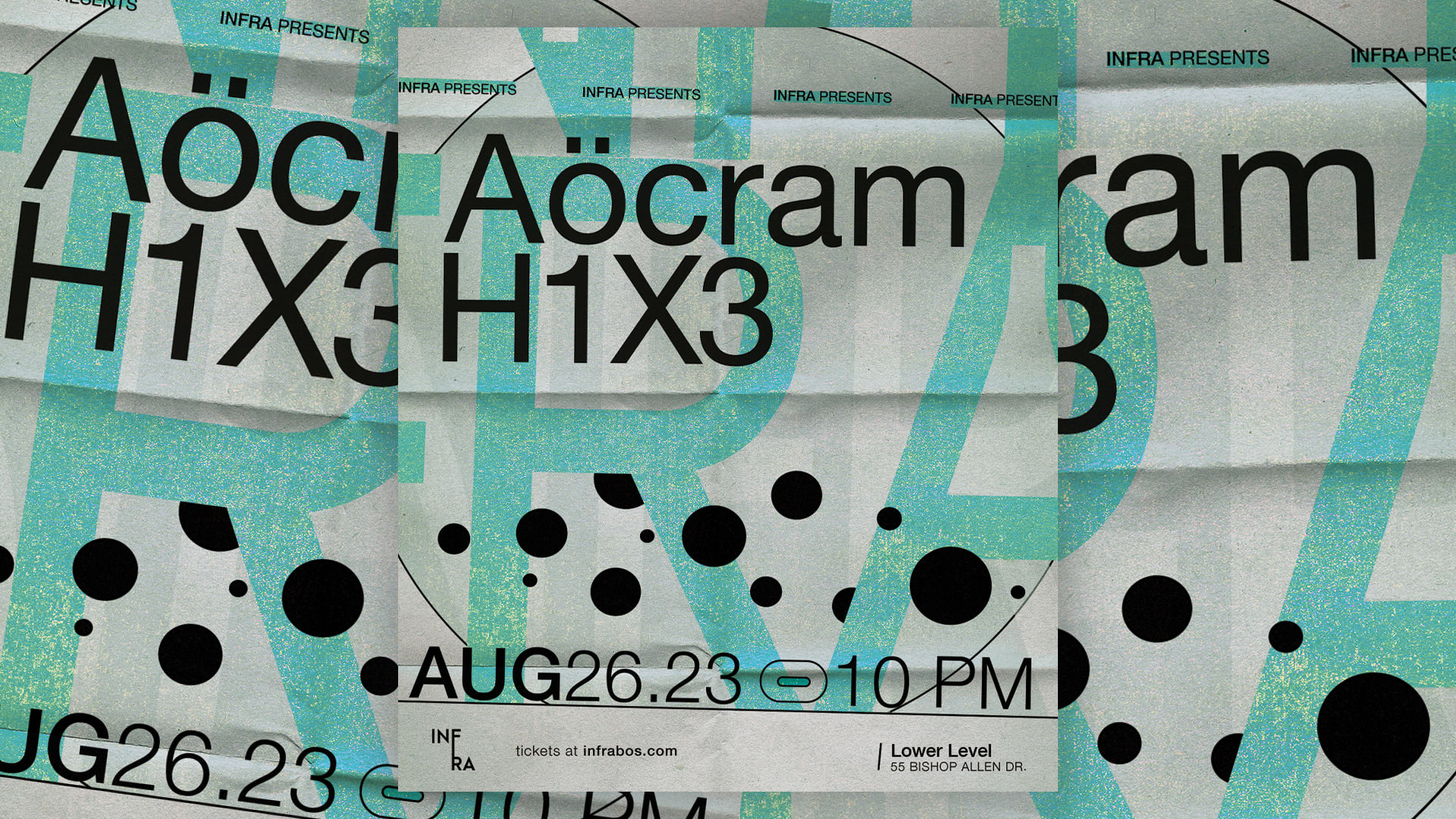 Infra Presents Aöcram & H1x3 Cover