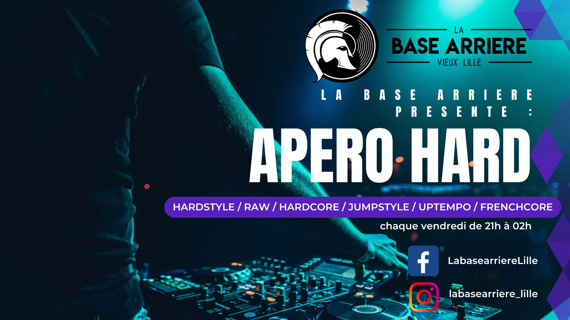Apéro Hard 5 Janvier @ La Base Arrière Cover