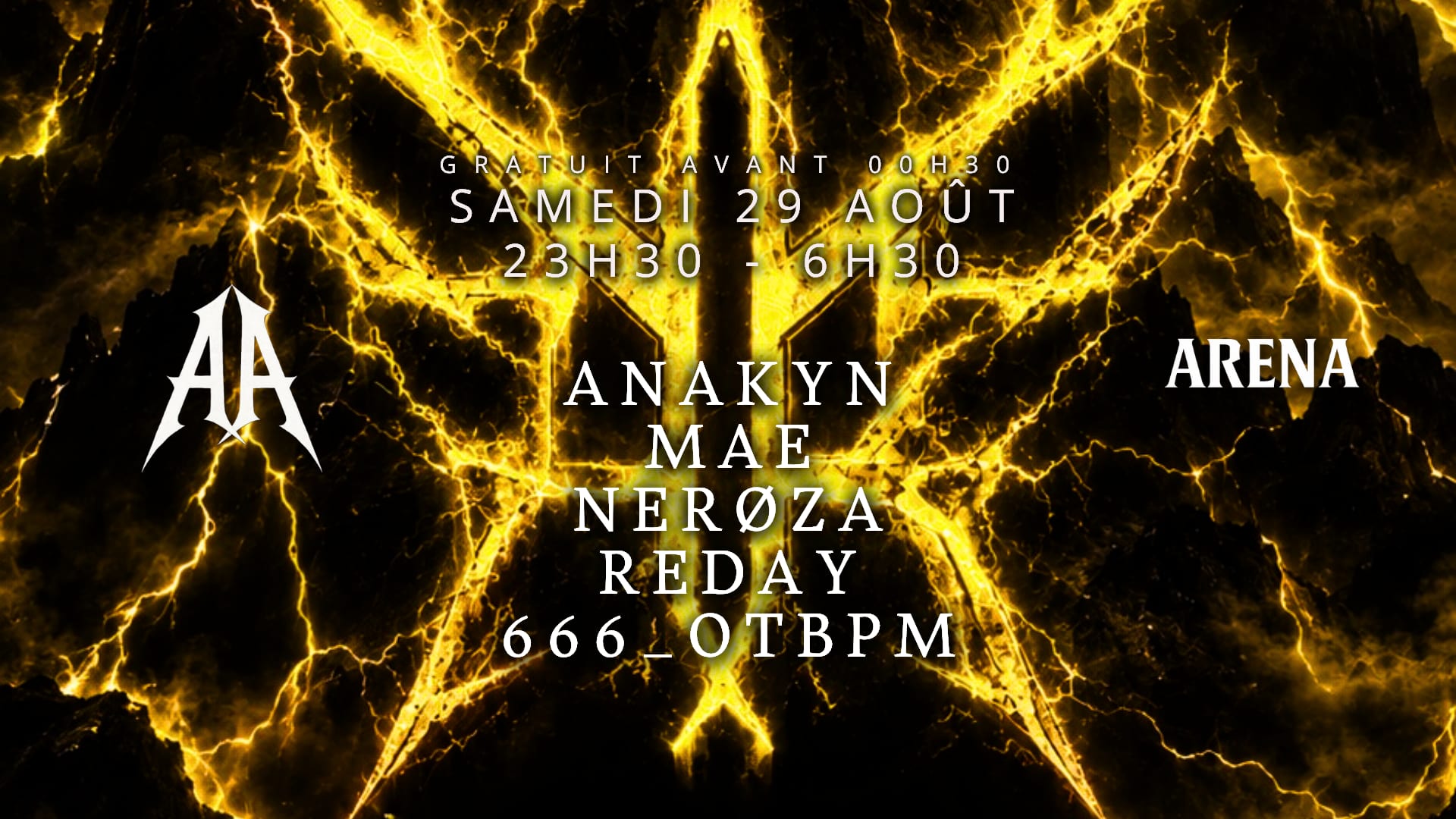 Arena : Anakyn, Mae,  Reday,  666_Otbpm, Nerøza Cover