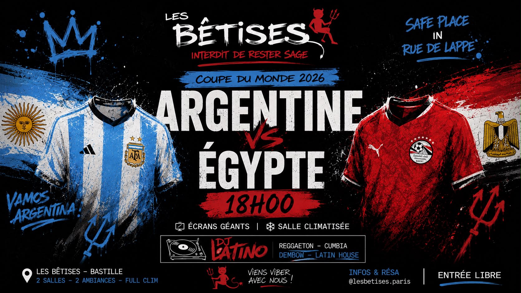 Argentine Vs Egypte - Coupe Du Monde 2026 @Les Bêti… Cover